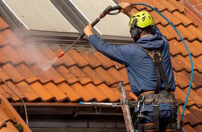Démoussage et hydrofuge de toiture à Valeille